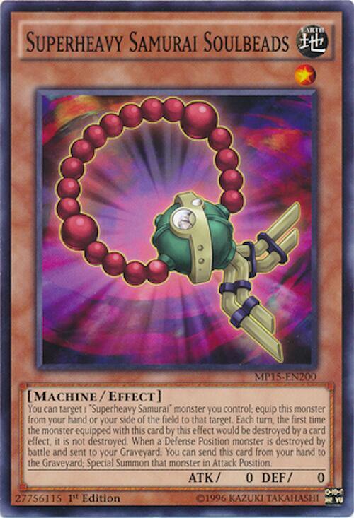 Superheavy Samurai Soulbeads (MP15-EN200) (MP15)