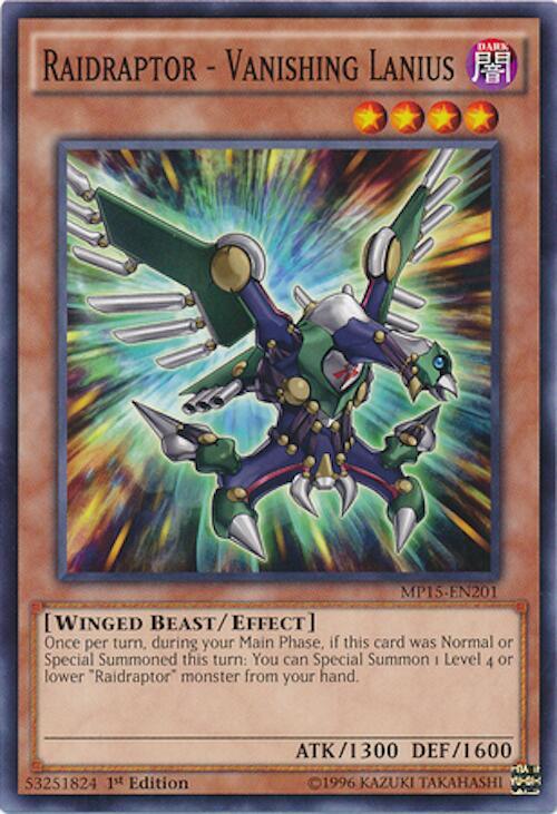 Raidraptor - Vanishing Lanius (MP15-EN201) (MP15)