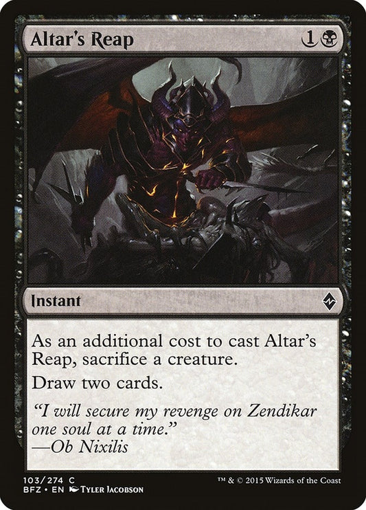 Image for Altar's Reap (103) (BFZ) - Magic: The Gathering