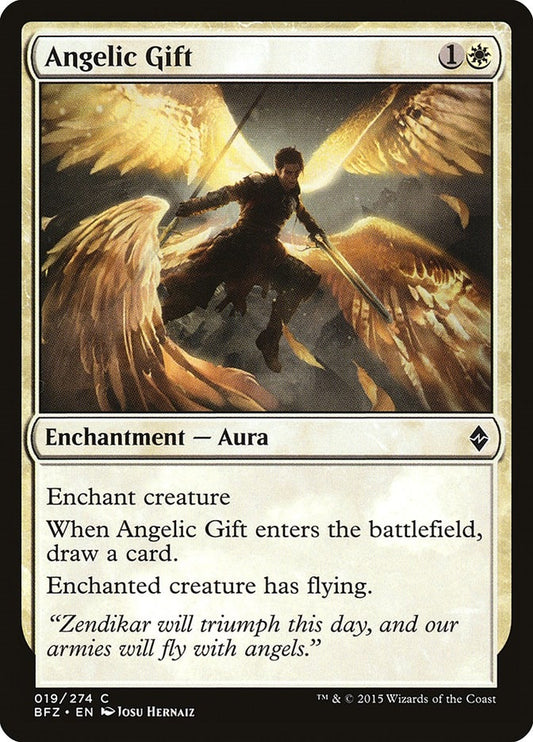 Image for Angelic Gift (19) (BFZ) - Magic: The Gathering