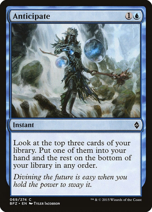 Image for Anticipate (69) (BFZ) - Magic: The Gathering