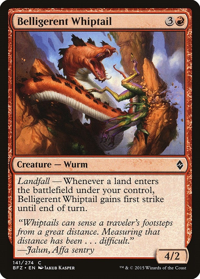 Belligerent Whiptail (141) (BFZ)