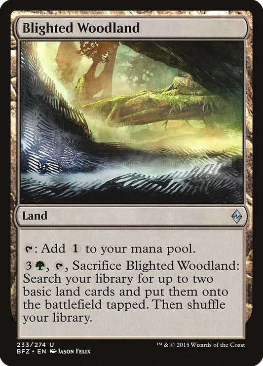 Image for Blighted Woodland (233) (BFZ) - Magic: The Gathering