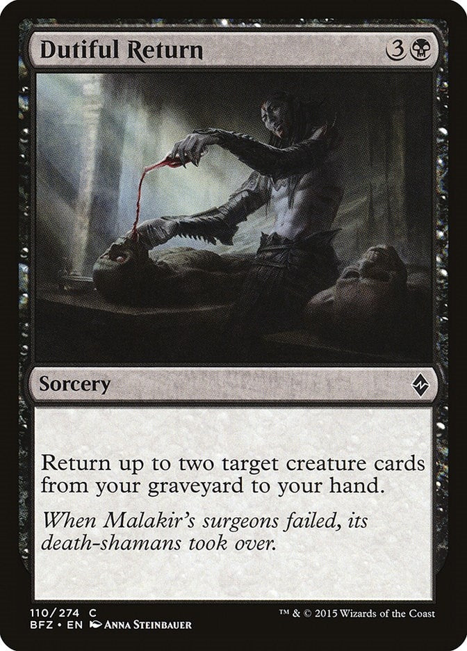 Dutiful Return (110) (BFZ)