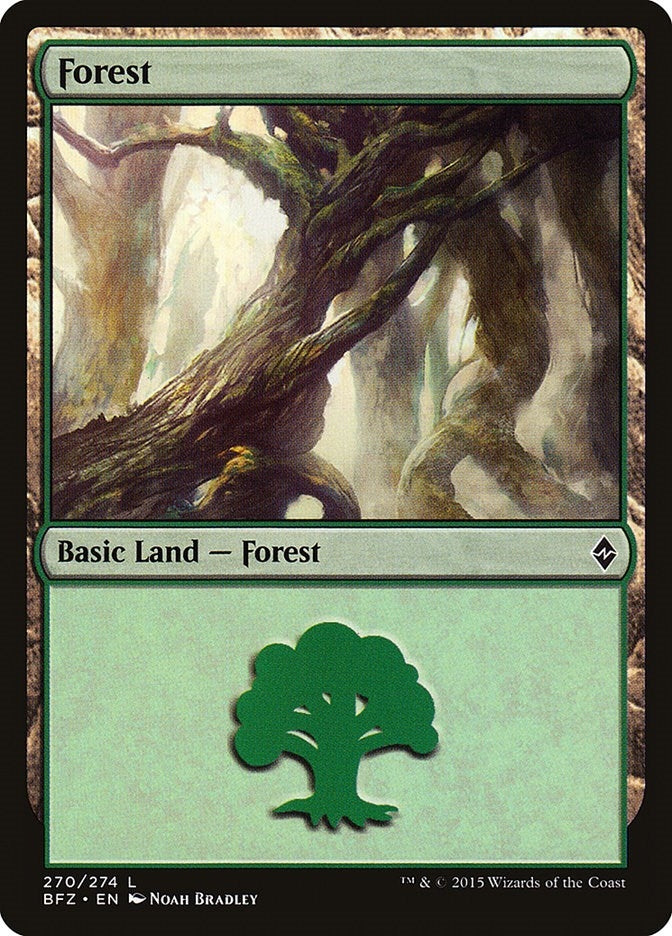 Image for Forest (270) (270) (BFZ) - Magic: The Gathering