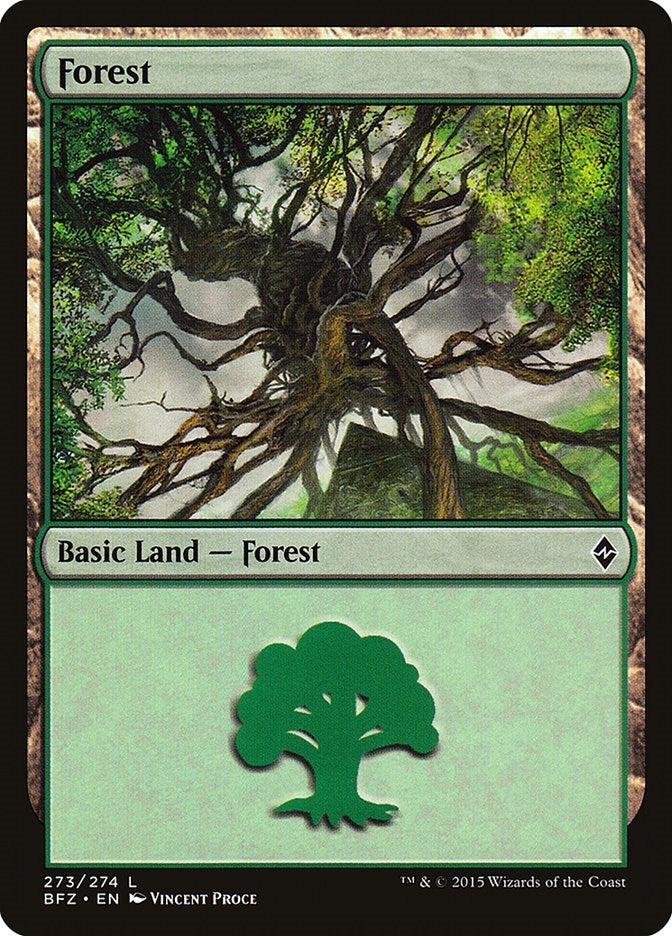 Image for Forest (273) (273) (BFZ) - Magic: The Gathering