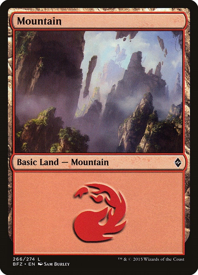 Image for Mountain (266) (266) (BFZ) - Magic: The Gathering