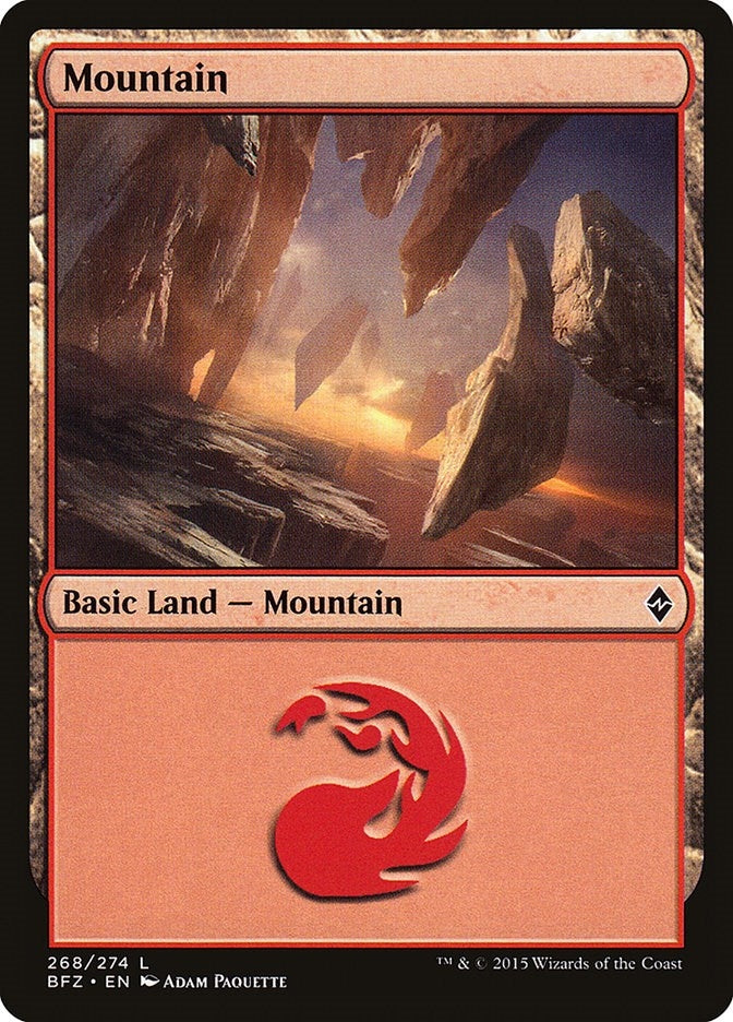 Image for Mountain (268) (268) (BFZ) - Magic: The Gathering