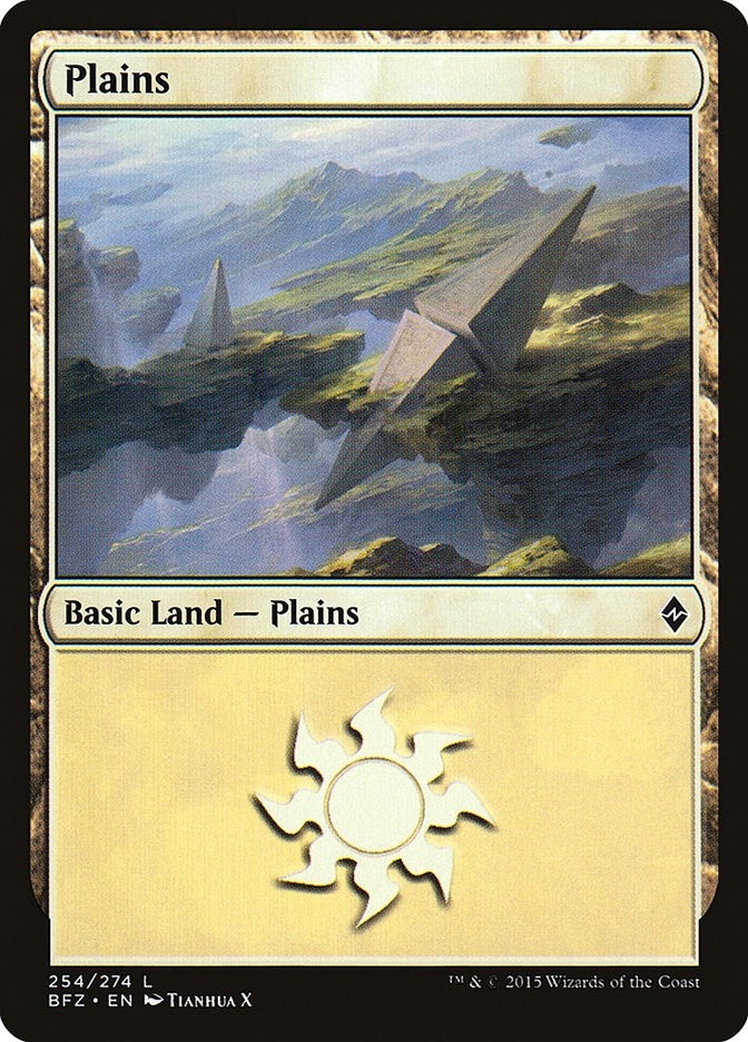 Image for Plains (254) (254) (BFZ) - Magic: The Gathering