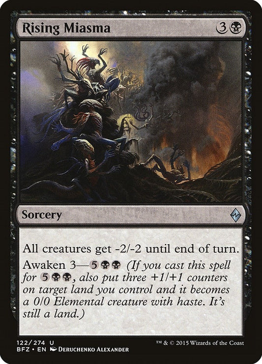 Rising Miasma (122) (BFZ)