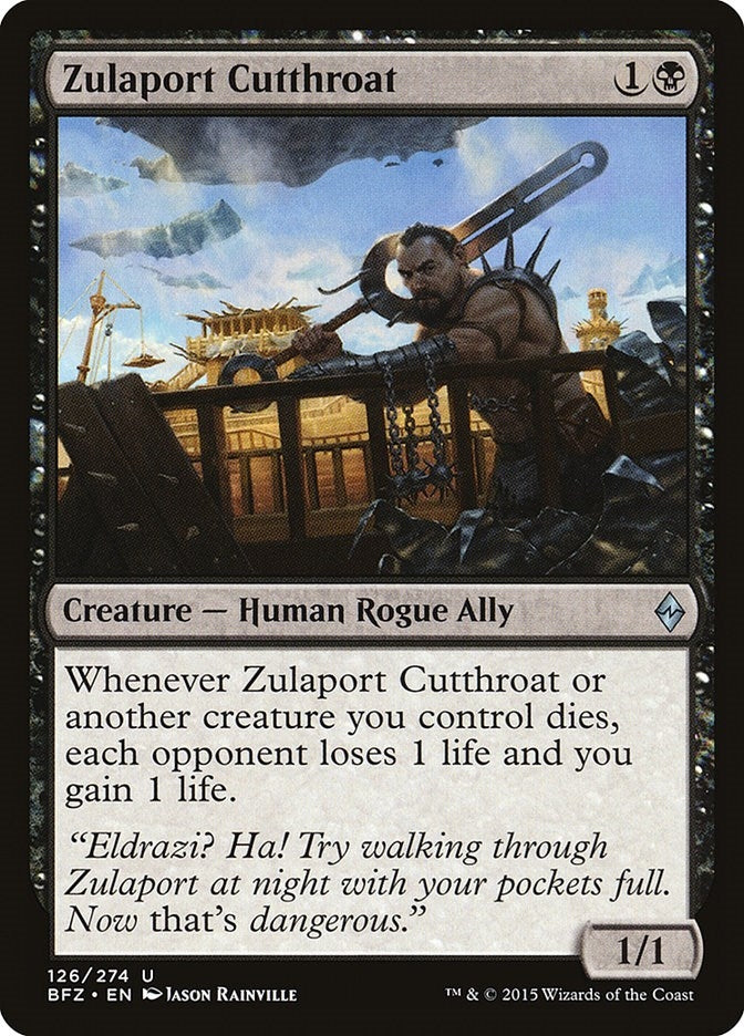 Image for Zulaport Cutthroat (126) (BFZ) - Magic: The Gathering