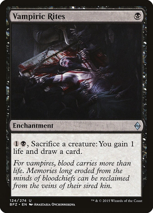 Image for Vampiric Rites (124) (BFZ) - Magic: The Gathering