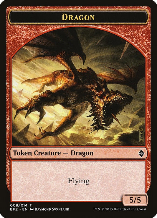 Image for Dragon Token (8) (BFZ) - Magic: The Gathering