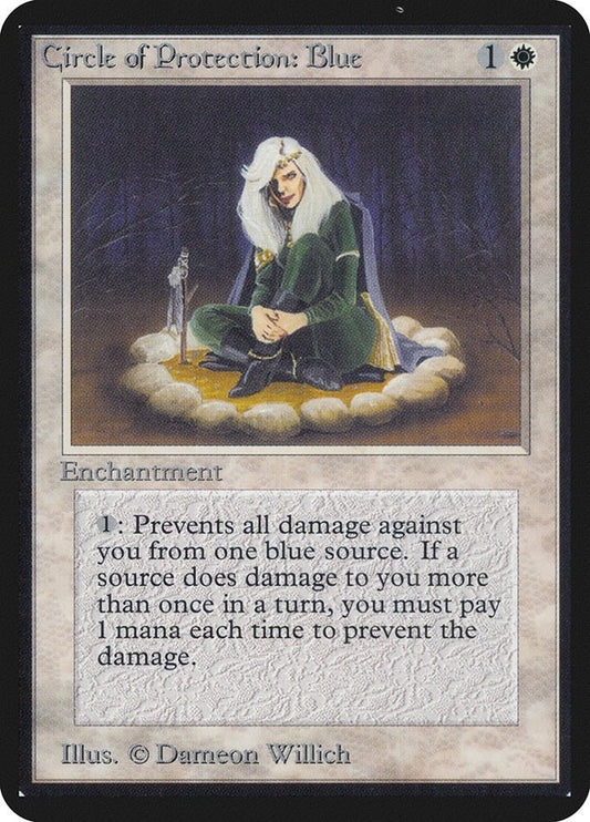 Image for Circle of Protection: Blue (LEA) - Magic: The Gathering
