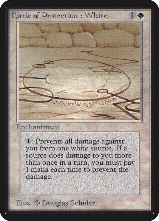 Image for Circle of Protection: White (LEA) - Magic: The Gathering