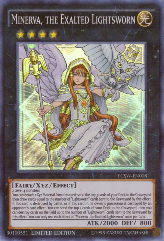 Minerva, the Exalted Lightsworn (Super Rare) (YCSW-EN008) (YCSW)