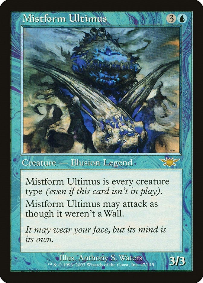 Image for Mistform Ultimus (47) (LGN) - Magic: The Gathering
