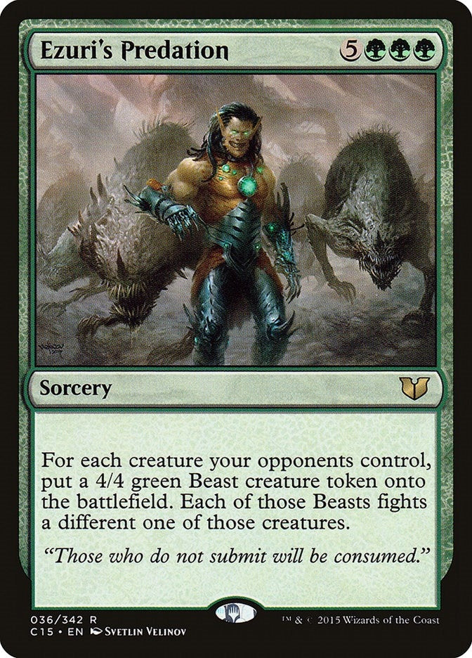 Image for Ezuri's Predation (36) (C15) - Magic: The Gathering