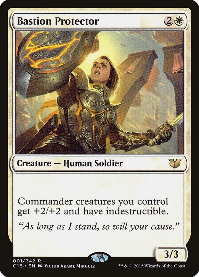 Image for Bastion Protector (1) (C15) - Magic: The Gathering