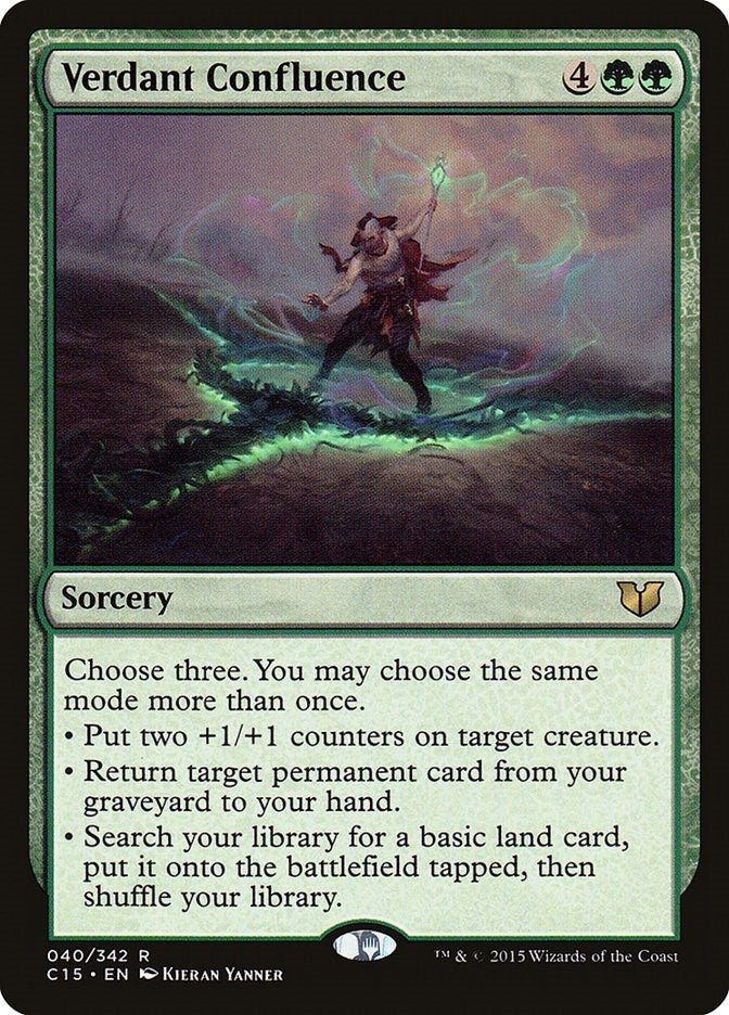 Image for Verdant Confluence (40) (C15) - Magic: The Gathering