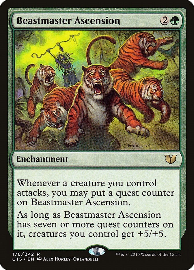 Image for Beastmaster Ascension (176) (C15) - Magic: The Gathering