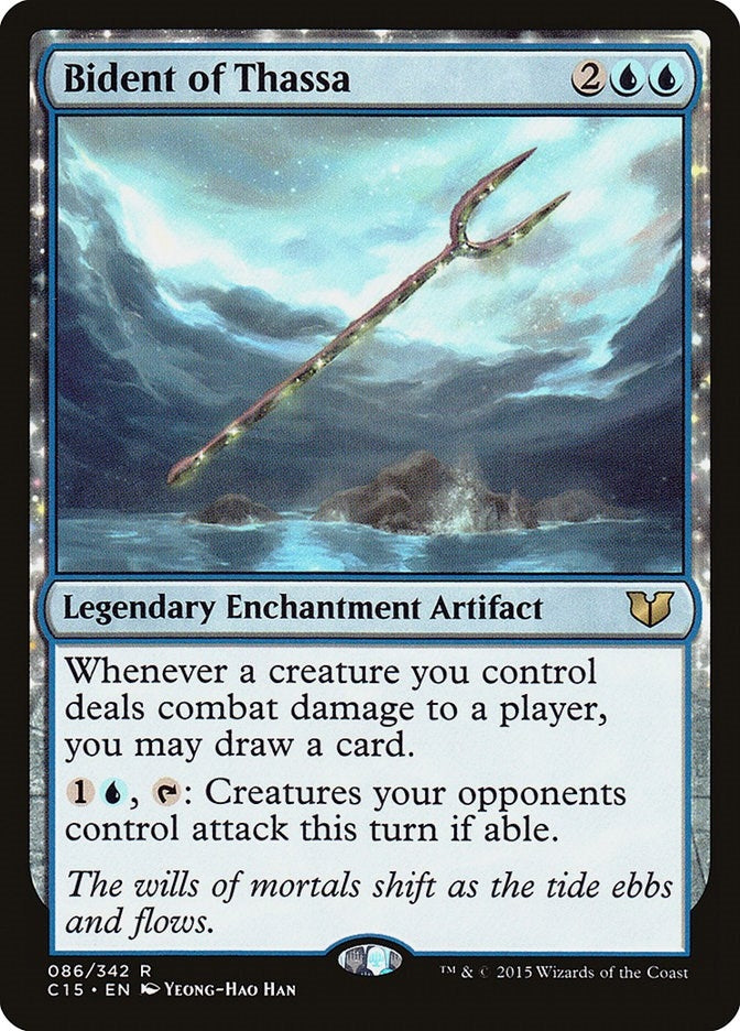 Image for Bident of Thassa (86) (C15) - Magic: The Gathering