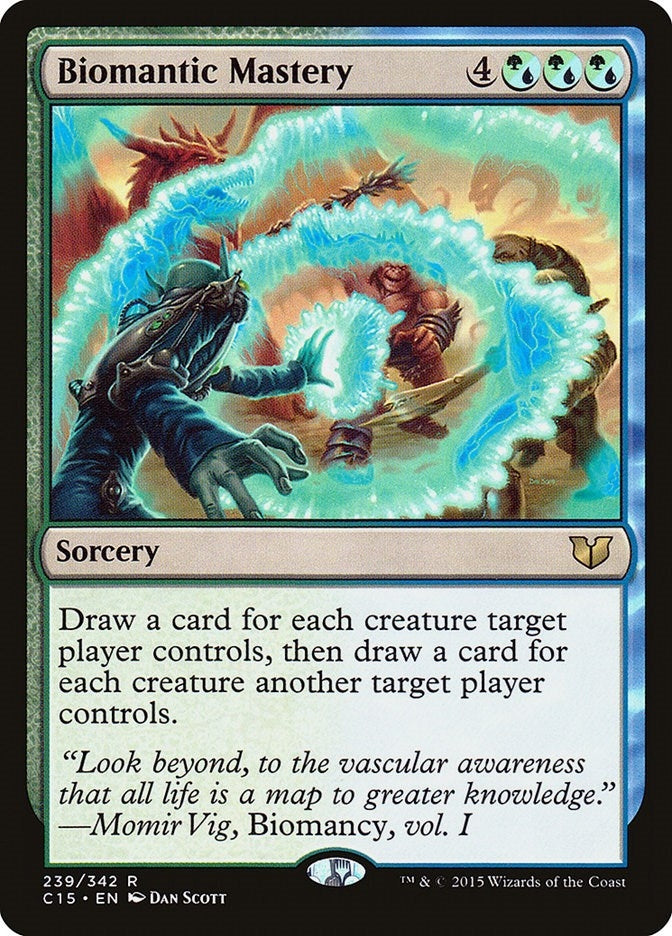 Image for Biomantic Mastery (239) (C15) - Magic: The Gathering