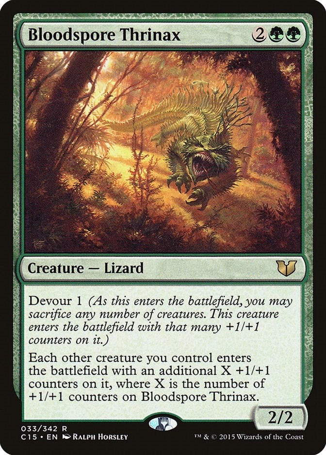 Image for Bloodspore Thrinax (33) (C15) - Magic: The Gathering