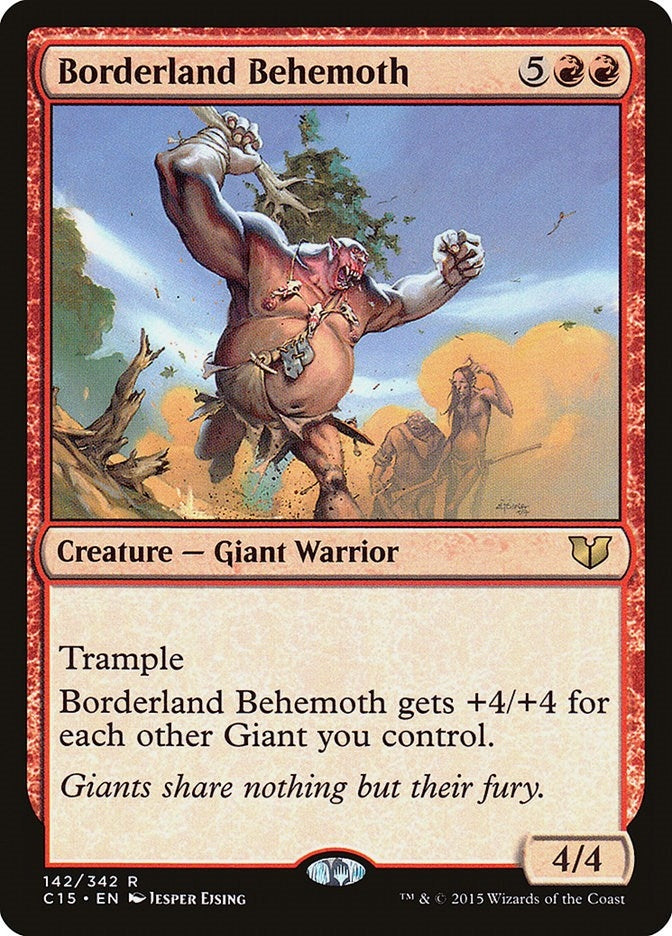 Image for Borderland Behemoth (142) (C15) - Magic: The Gathering