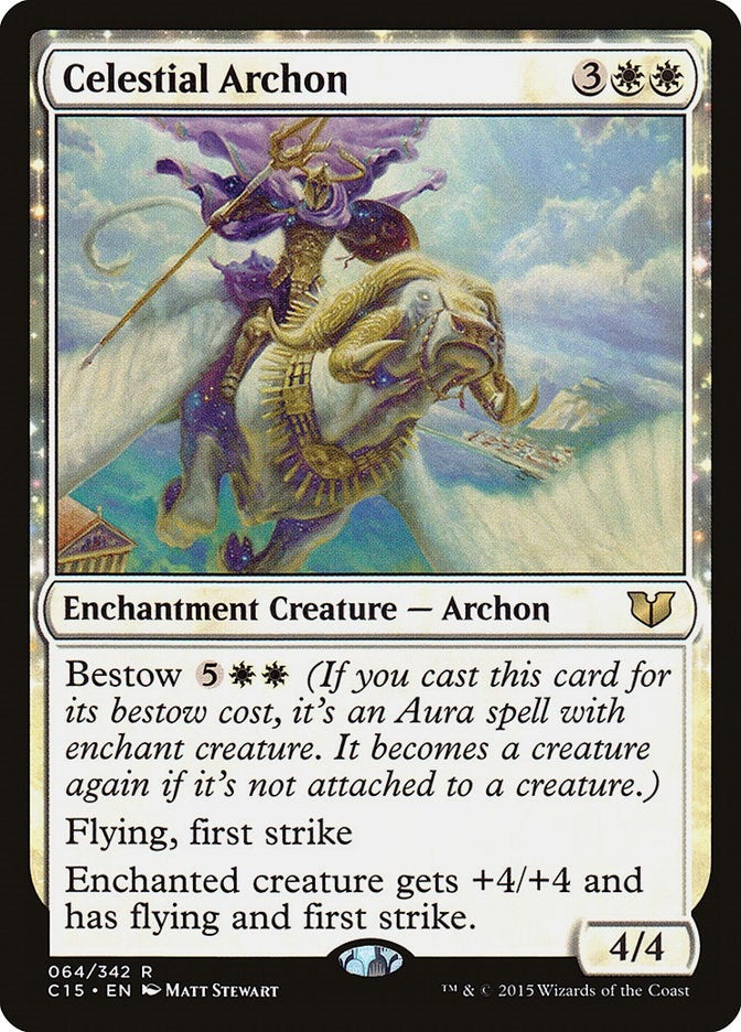 Image for Celestial Archon (64) (C15) - Magic: The Gathering