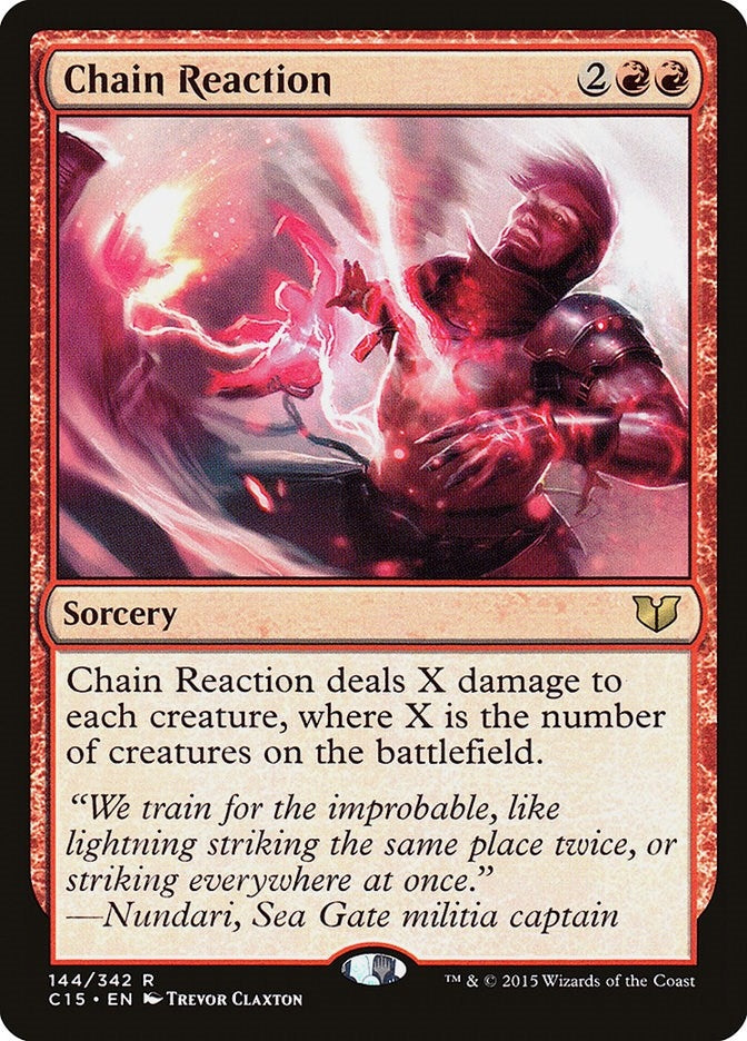 Image for Chain Reaction (144) (C15) - Magic: The Gathering