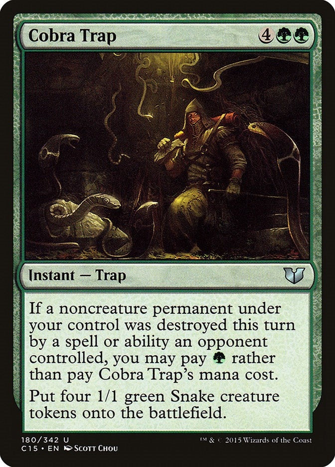Image for Cobra Trap (180) (C15) - Magic: The Gathering
