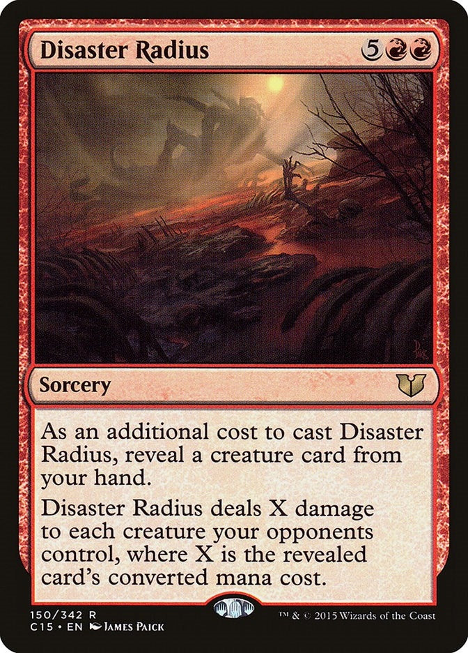Image for Disaster Radius (150) (C15) - Magic: The Gathering