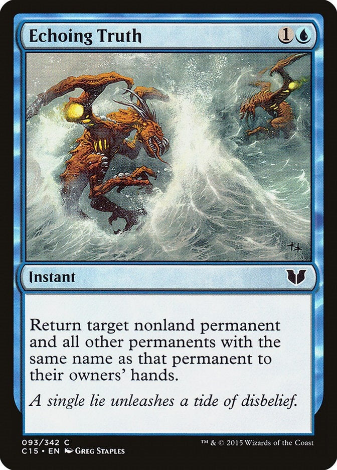 Image for Echoing Truth (93) (C15) - Magic: The Gathering