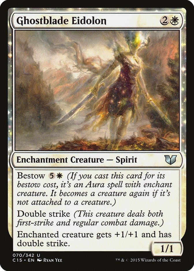 Image for Ghostblade Eidolon (70) (C15) - Magic: The Gathering