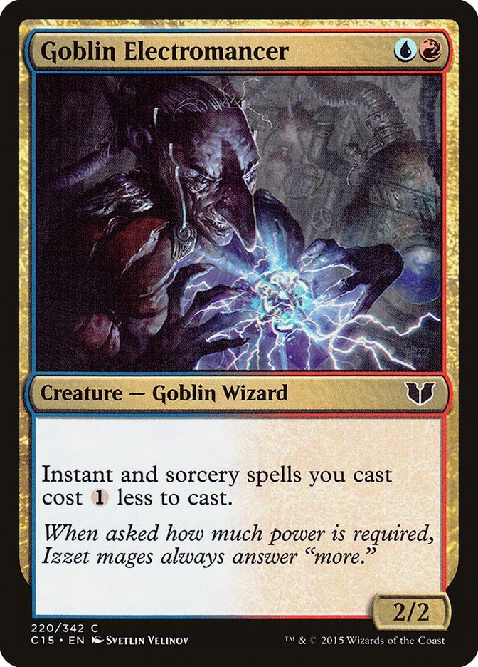 Image for Goblin Electromancer (220) (C15) - Magic: The Gathering