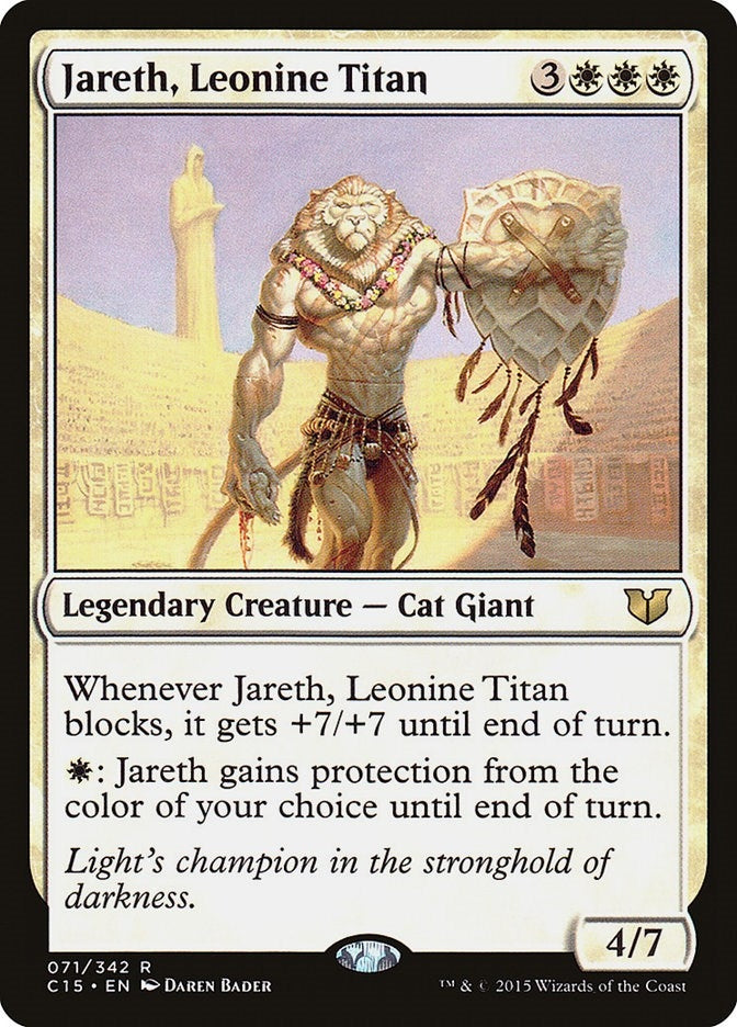 Image for Jareth, Leonine Titan (71) (C15) - Magic: The Gathering