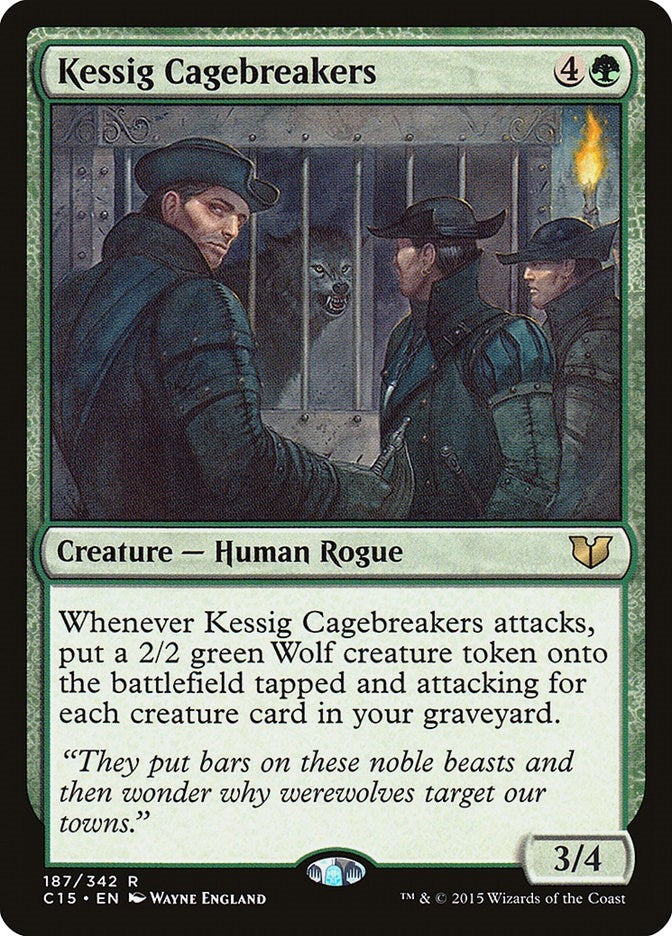 Image for Kessig Cagebreakers (187) (C15) - Magic: The Gathering