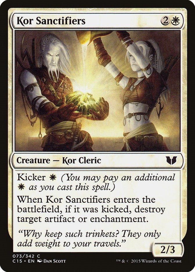 Image for Kor Sanctifiers (73) (C15) - Magic: The Gathering