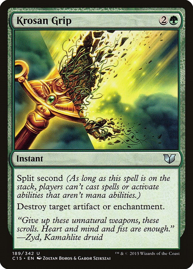 Image for Krosan Grip (189) (C15) - Magic: The Gathering