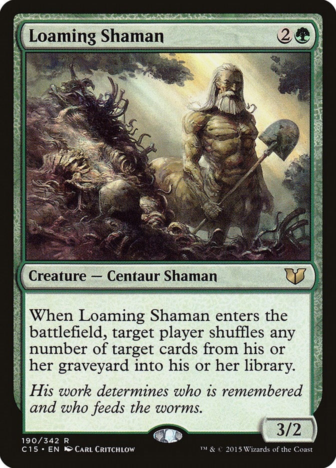 Image for Loaming Shaman (190) (C15) - Magic: The Gathering