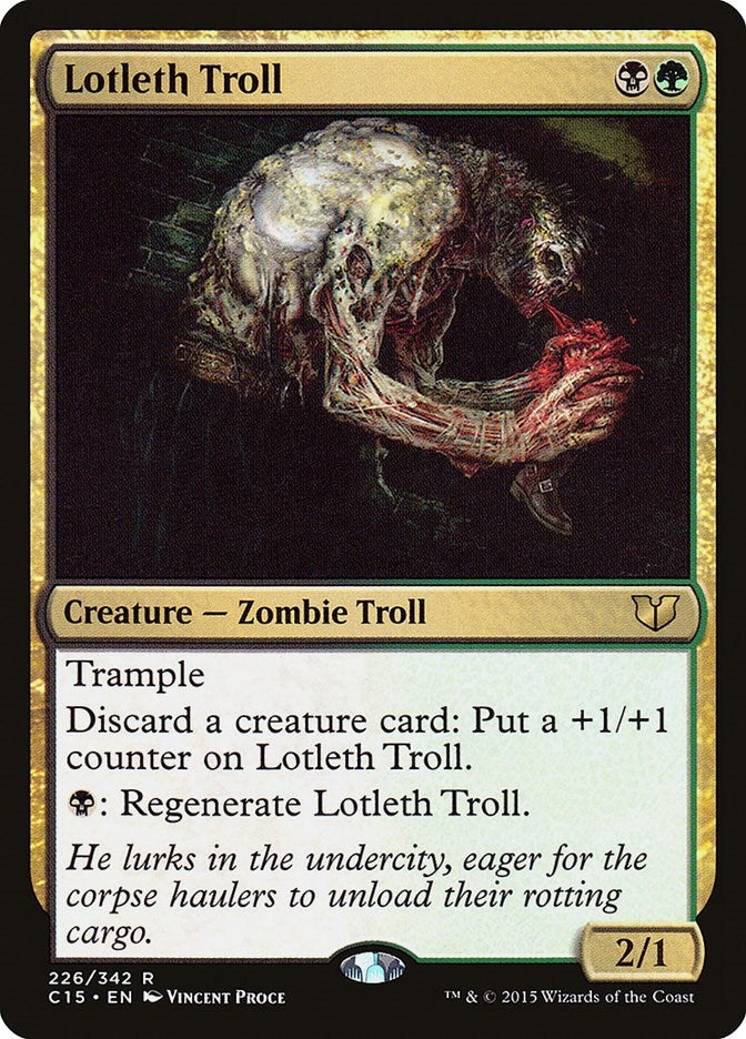 Image for Lotleth Troll (226) (C15) - Magic: The Gathering