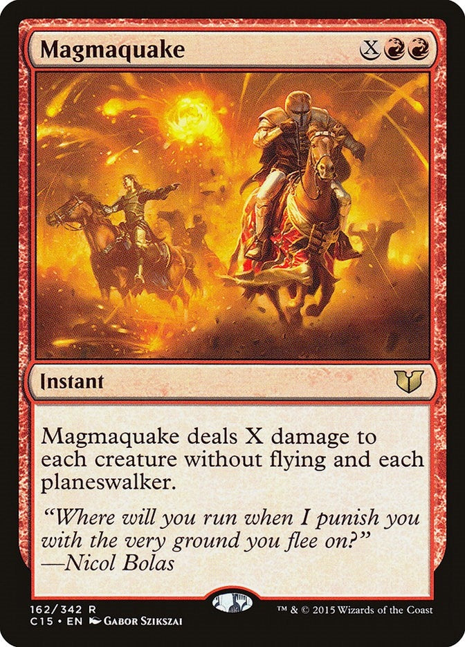 Image for Magmaquake (162) (C15) - Magic: The Gathering