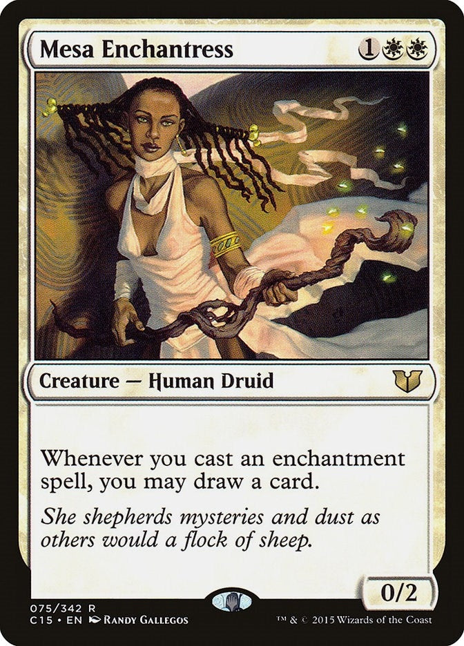 Image for Mesa Enchantress (75) (C15) - Magic: The Gathering