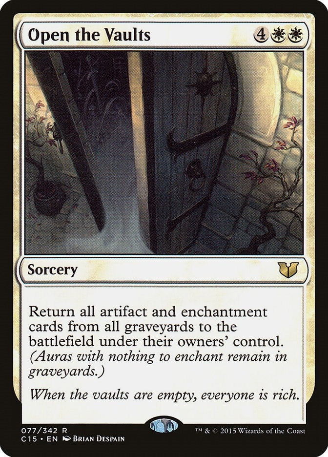 Image for Open the Vaults (77) (C15) - Magic: The Gathering