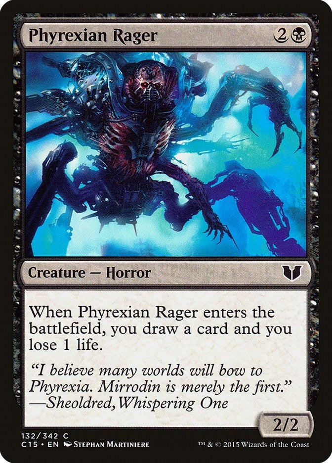 Image for Phyrexian Rager (132) (C15) - Magic: The Gathering
