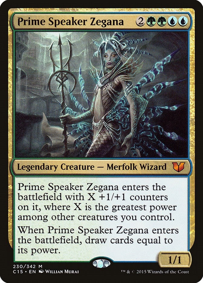 Image for Prime Speaker Zegana (230) (C15) - Magic: The Gathering