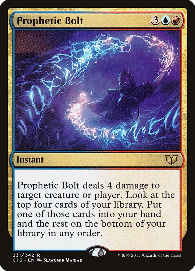 Image for Prophetic Bolt (231) (C15) - Magic: The Gathering