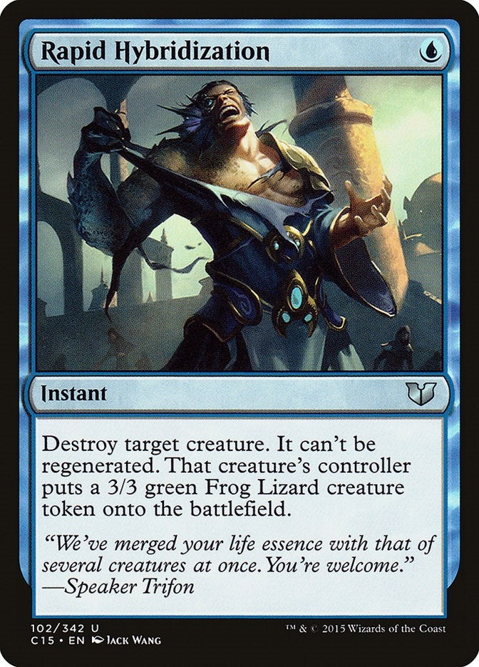 Image for Rapid Hybridization (102) (C15) - Magic: The Gathering