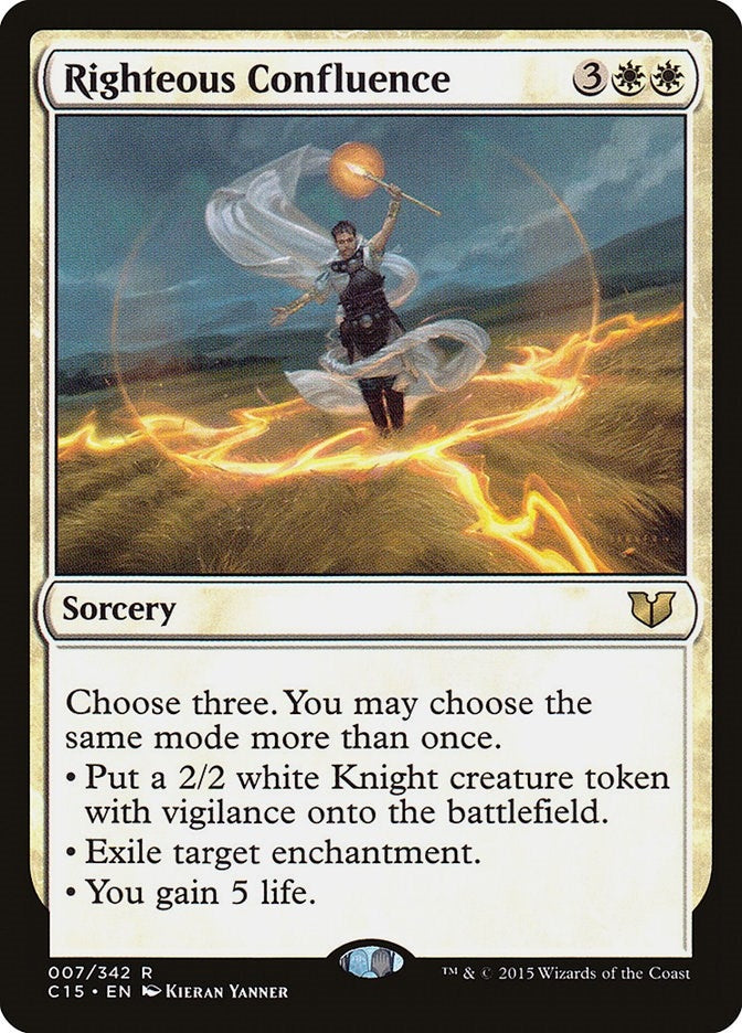 Image for Righteous Confluence (7) (C15) - Magic: The Gathering